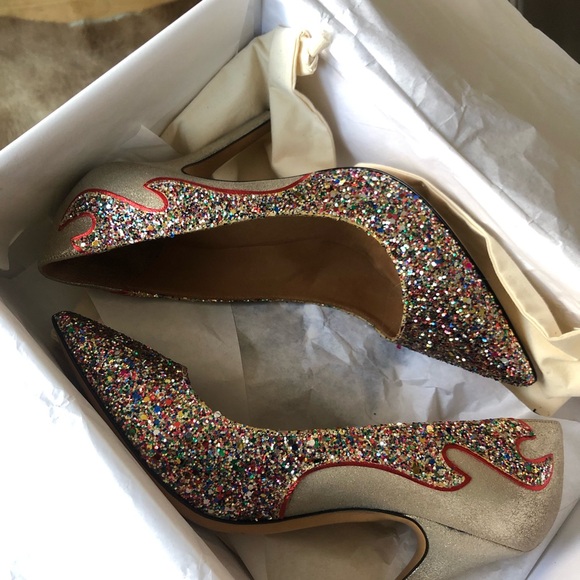 Isabel marant etoile glitter cholita pointy toe heels size 39 MK - Picture 11 of 11